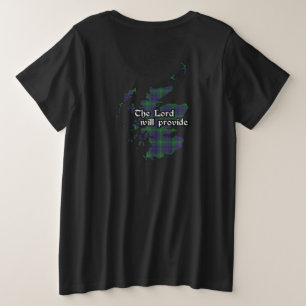 Boyle Clan Badge and Tartan Women's Plus Size T-Shirt