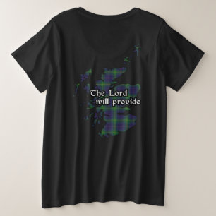 Boyle Clan Badge and Tartan Women's Plus Size T-Shirt