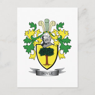 Boyle Coat of Arms Postcard