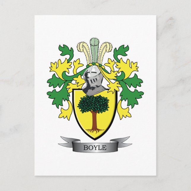 Boyle Coat of Arms Postcard (Front)