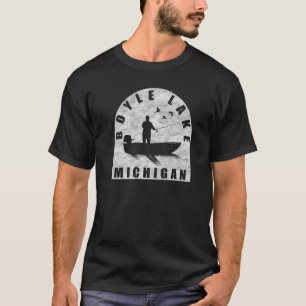 Boyle Lake Fishing Michigan   T-Shirt
