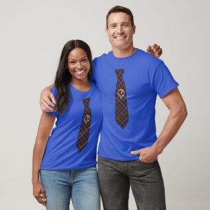 Boyle Scottish Clan Badge & Tartan Necktie  T-Shirt