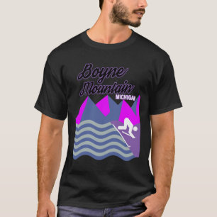 Boyne Mountain Michigan Usa Ski Resort Snowboardin T-Shirt