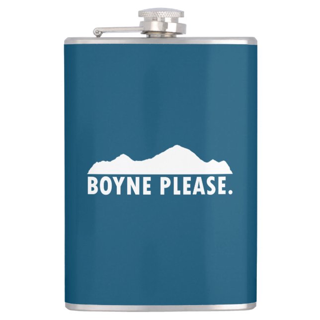 Boyne Please Hip Flask (Front)