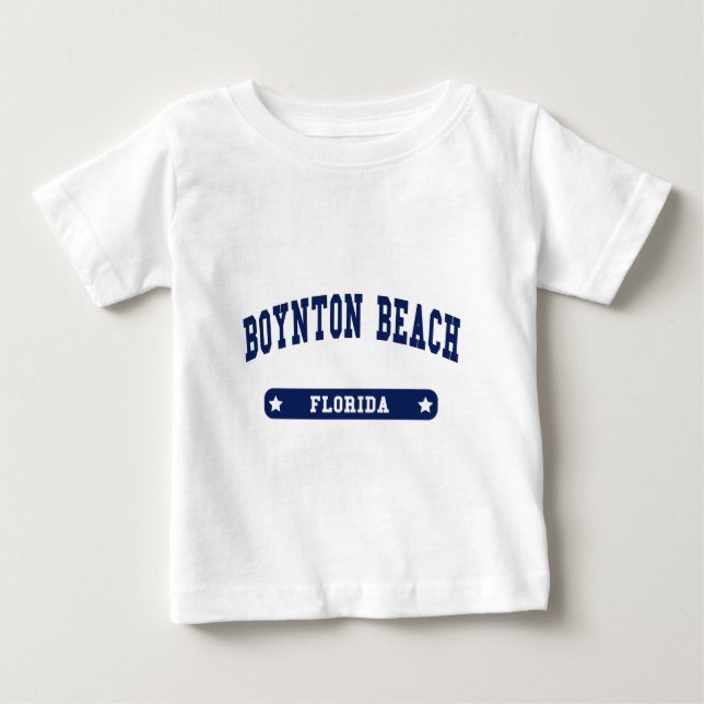 Boynton Beach Florida College Style t shirts (Front)