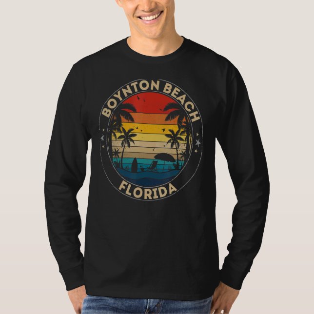 Boynton Beach Souvenir  Florida Reminder T-Shirt (Front)