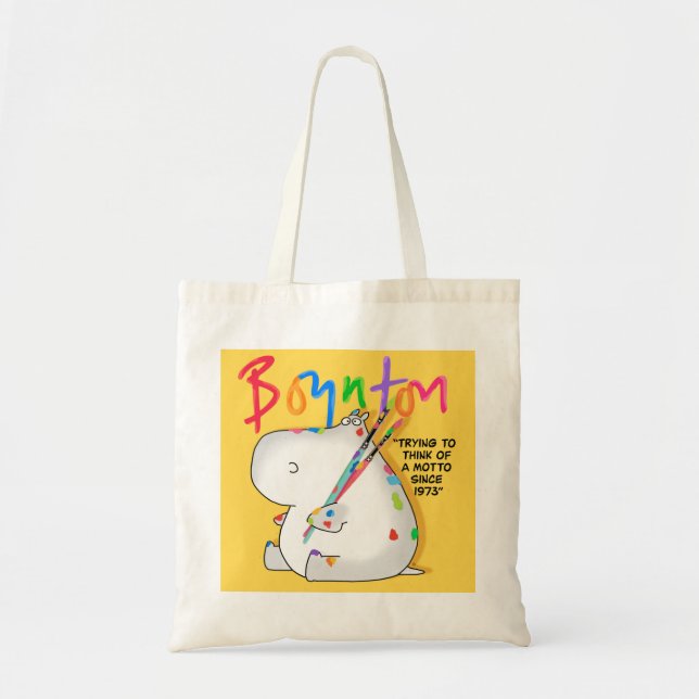 Boynton Hippo Logo Tote Bag (Front)