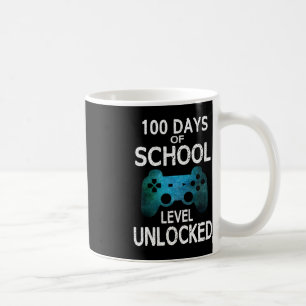 Boys 100 Days Of School Gamer Video Games Level Un Coffee Mug