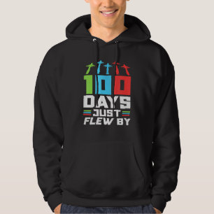 Boys 100th Day Of School Shirt 100 Days Plane Kids