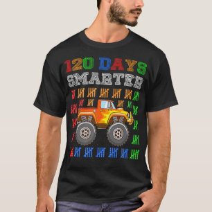 Boys 120th Day of School Monster Truck 120 Days Sm T-Shirt