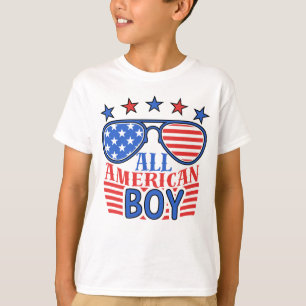Boys 250th Anniversary 4th of July T-Shirt