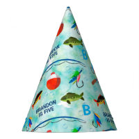Boys 5th birthday o-fish-ally fishing themed