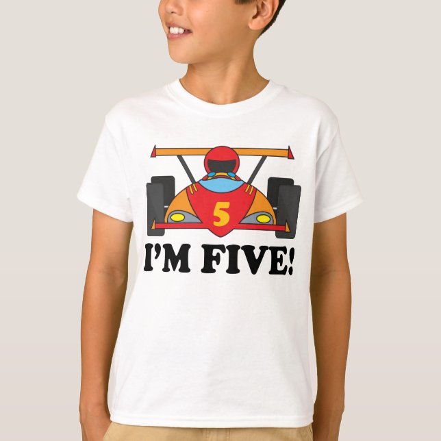 Boys 5th Birthday T-Shirt (Front)