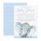 Boys Adorable Elephant Baby Shower Invitations