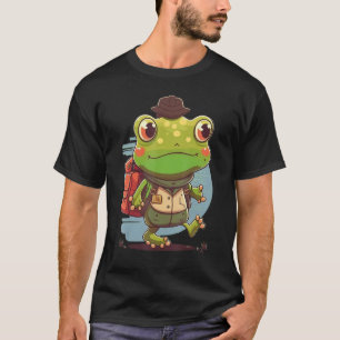 Boys and Girls Frog Animal First day of School T-Shirt