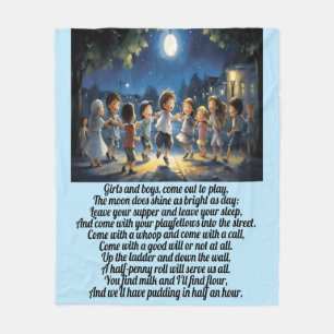 Boys and Girls - Nursery Rhyme Fleece Blanket