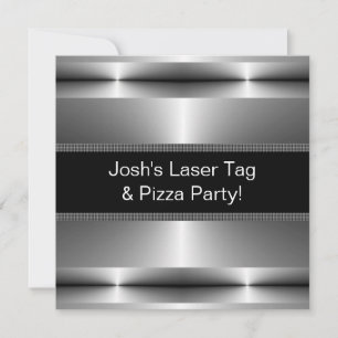 Boys Any Number Birthday Party Invitation