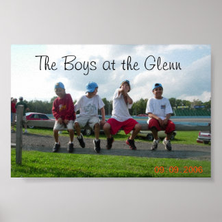 Boys at the Glenn Poster