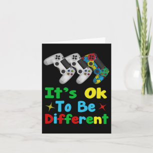 Boys Autism Gift Game Autism Awareness Month Day M Card