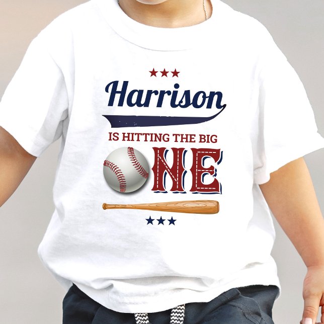 Boys Baseball 1st Birthday Baby T-Shirt (Creator Uploaded)