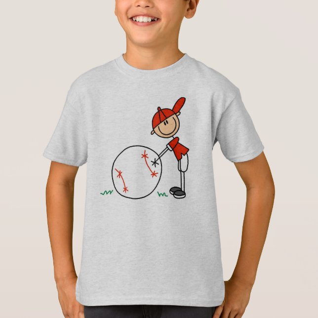 Boys Baseball Customise T-Shirt (Front)