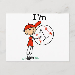 Boy's Baseball I'm 1 Tshirts and Gifts Postcard