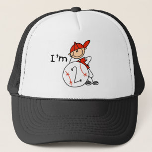Boy's Baseball I'm 2 Trucker Hat