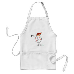 Boy's Baseball I'm 6 Tshirts and Gifts Standard Apron