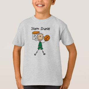 Boys Basketball Slam Dunk T-Shirt
