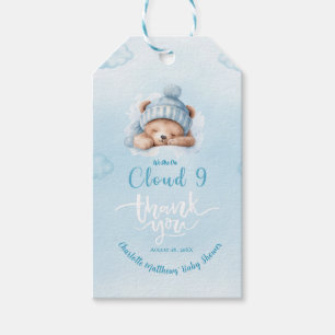 Boys Bear Bear Cloud Nine 9  Baby Shower   Gift Tags