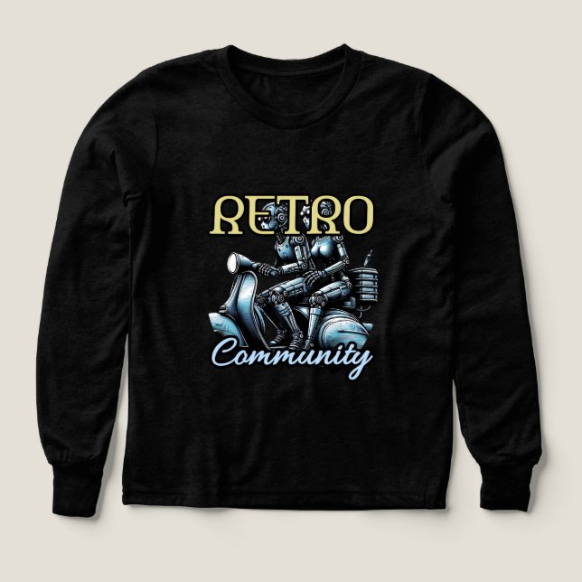 Boys Bella+Canvas Tri-blend Long Sleeve Shirt, Sol (Design Front)