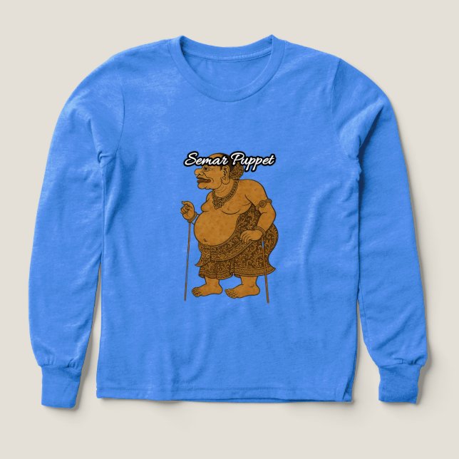 Boys Bella+Canvas Tri-blend Long Sleeve Shirt, Sol (Design Front)