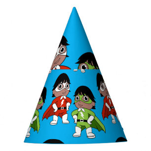 Boys Birthday Action Hero Party Hat