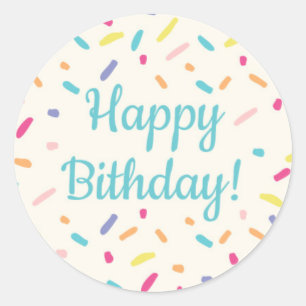 Boy's Birthday - Doughnut Party - Sticker 3