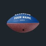 Boys Birthday gift idea personalised mini football<br><div class="desc">Create your unique Boys Birthday gift navy blue mini football adding your own personalised name, year, slogan, message or any text. Customisable cute football gift game for boys, football players, dad, brother, grandson, son, boyfriend, newborn, players, teammates, fans, a trendt personalised present for birthday, baby shower, anniversary, graduation and Christmas...</div>