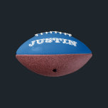 Boys Birthday gift idea Personalized mini football<br><div class="desc">Boys Happy Birthday gift idea Custom name mini football. Cool sports present for children. Add your own personalized name or message. Customizable color for favorite team. Cute ball game for great son, grandson, nephew, cousin, little brother, friend, family, grandchildren, teen, teenager, coach, dad, players, fans etc. Also nice as Christmas...</div>