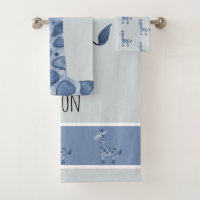 Boy's Blue Watercolor Giraffe Safari Baby/Child's
