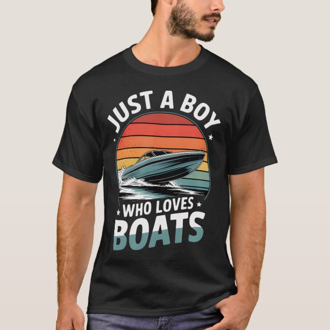 Boys Boat T-Shirt (Front)