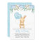 Boys Bunny Baby Shower invitation