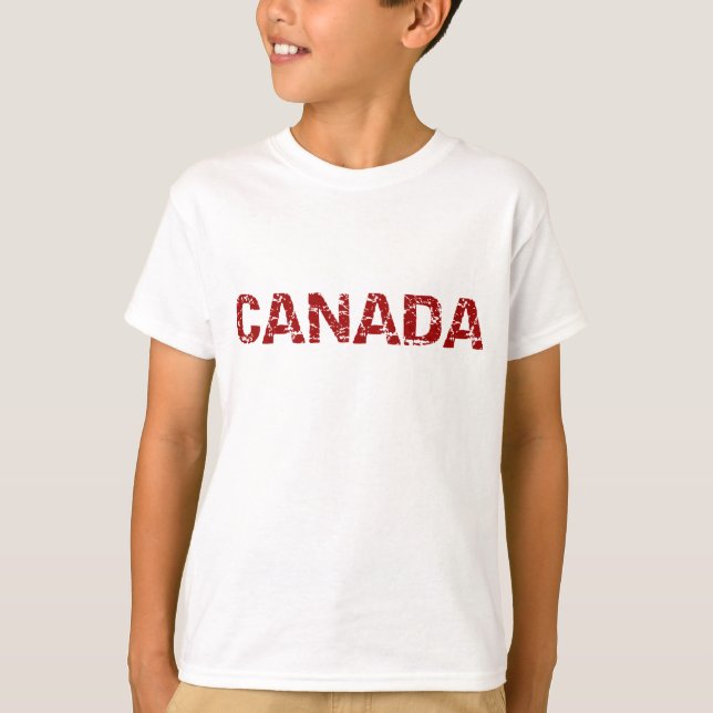 Boys Canada Maple Leaft Shirt (Front)