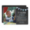Boys chalkboard bunting birthday thank you card