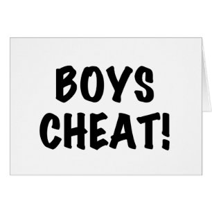 Boys Cheat