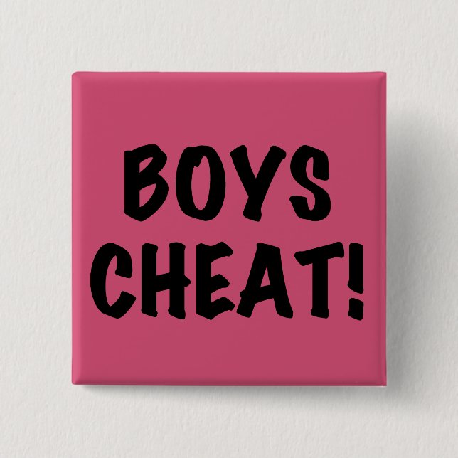Boys Cheat 15 Cm Square Badge (Front)