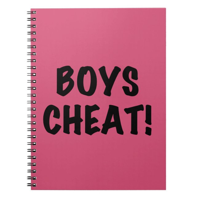 Boys Cheat Notebook (Front)