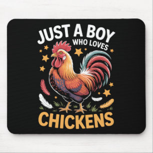 Boys Chicken Mouse Pad