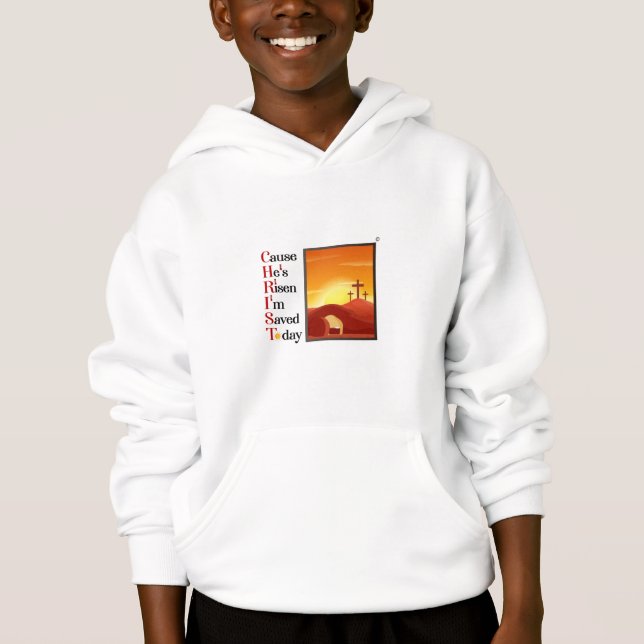 Boys Christ Acronym Hoodie (Front)