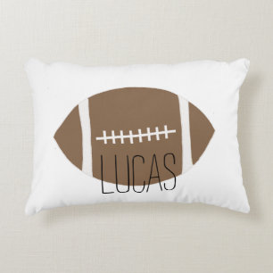 Boys Classic Simple Football Decorative Cushion
