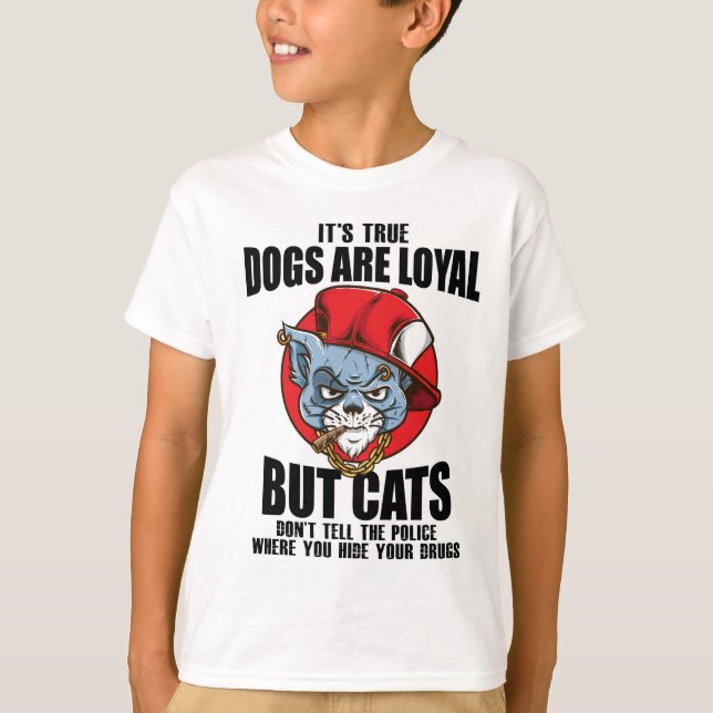 Boys Clothing T shirts  - Cat Printed (Front)