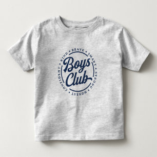 Boys Club T-Shirt - Brave Smart Strong Honest Kind