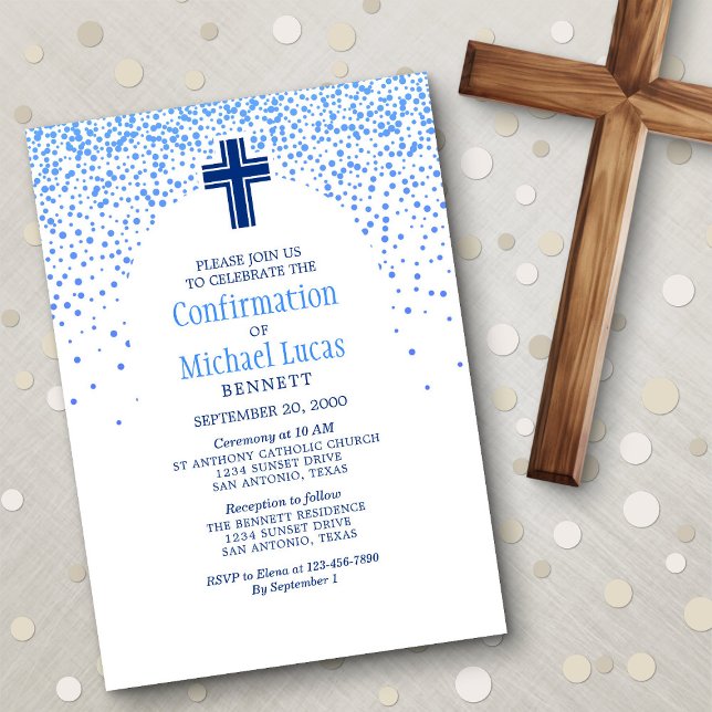 Boys' Confirmation Invitation (Creator Uploaded)